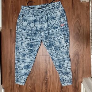 Zumba Fitness Denim-Style Blue Large Pants